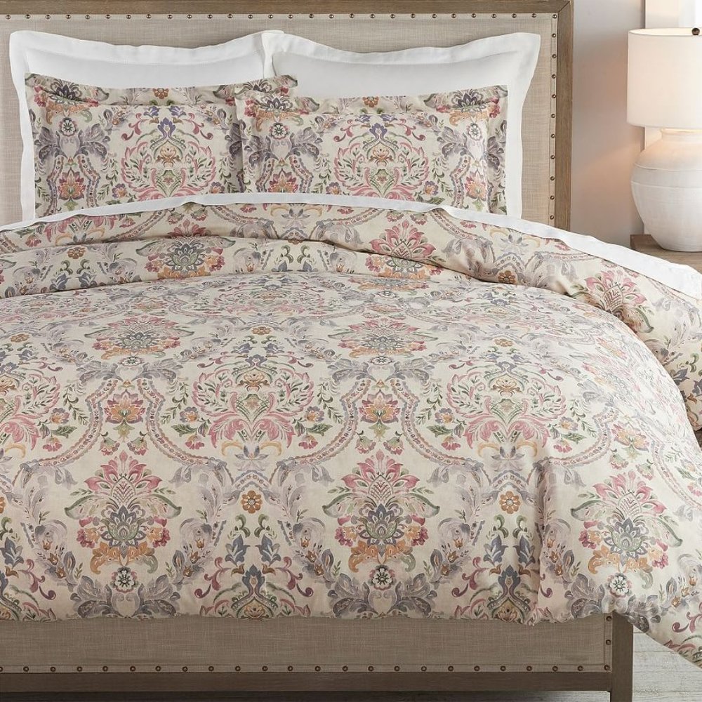 KING Ivana Percale Duvet Cover + King Pillow Shams